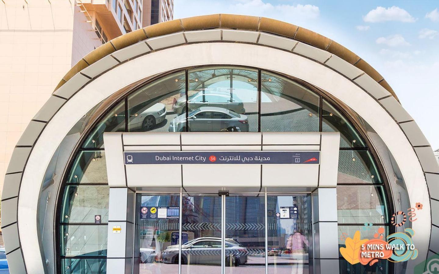 Quiet Partition Room In Tecom Barsha Heights 두바이 외부 사진